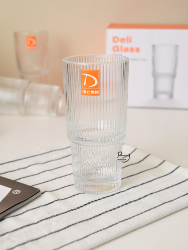 لیوان دلی Deli مدل دوتکه شیاردار کلزیوم 293میل